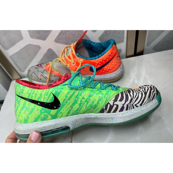 Nike KD 6 Men Sz 9.5 What The KD-669809-500 - KD VI Premium Sneakers Shoes main image 2